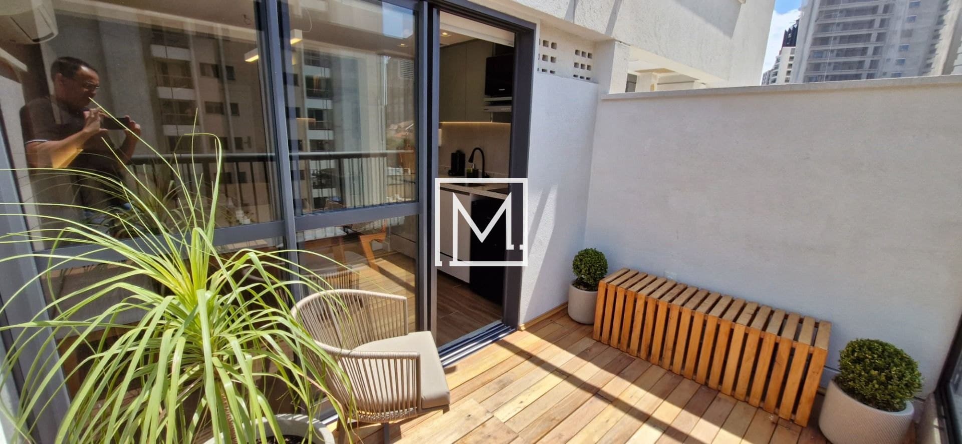 Apartamento Garden com 1 dormitório para alugar, 34 m² por R$ 4.969,47/mês - Vila Mariana - São Paulo/SP